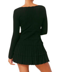 Loveshackfancy - Lavender Stretch Pointelle Mini Dress