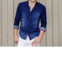 Eight X - Fill Coupe Denim Button Down Shirt