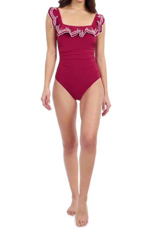 Gottex - Lola Square Neck One-piece Swimsuit
