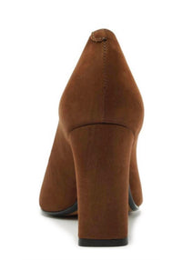 SCHUTZ Women's Eleanor Suede Pump in pecan brown - women's heels - view 4