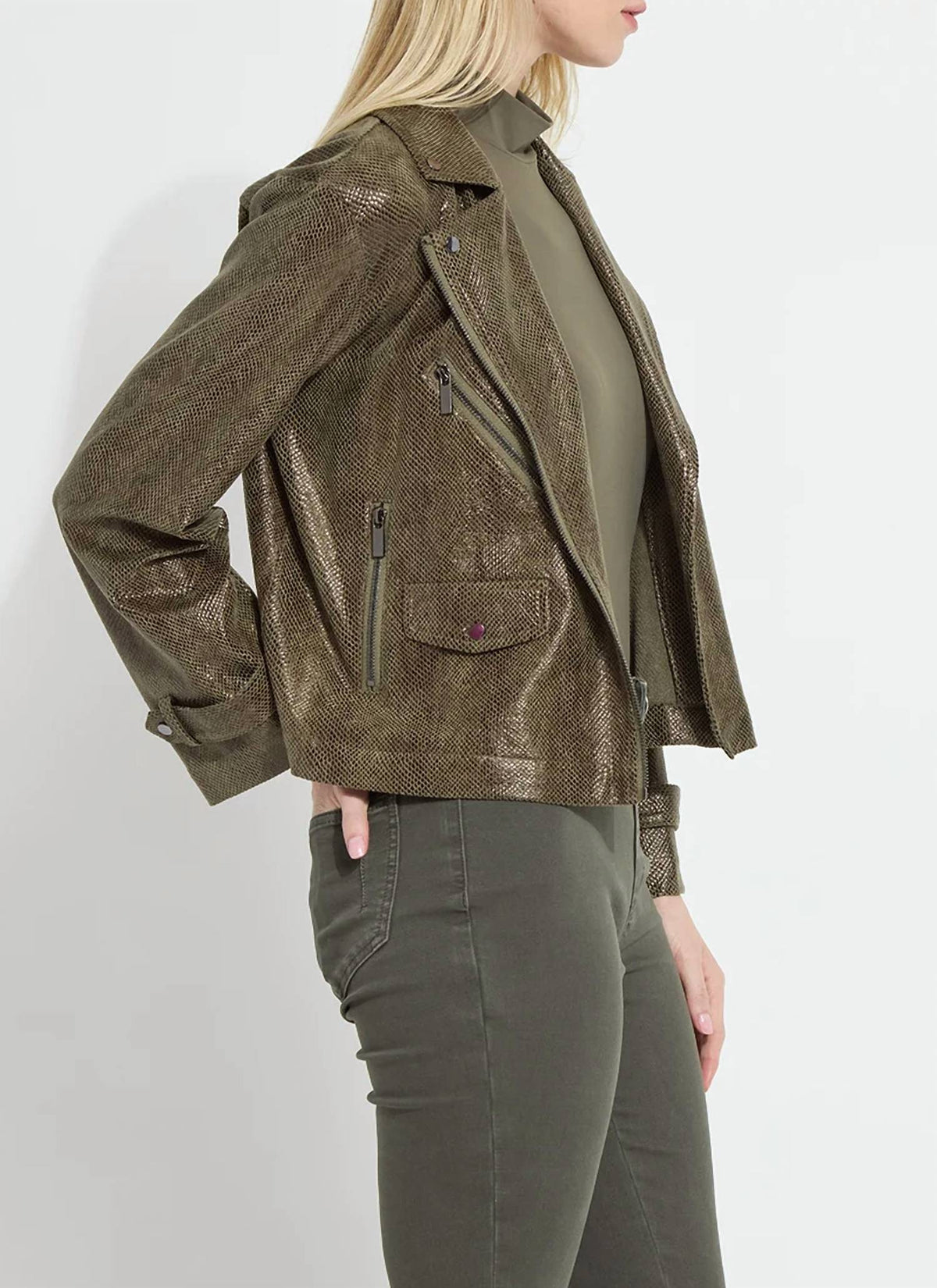 Lysse - Emory Vegan Suede Moto Jacket