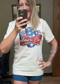 Top Notch Embroidery - Ameri-can Graphic Tee