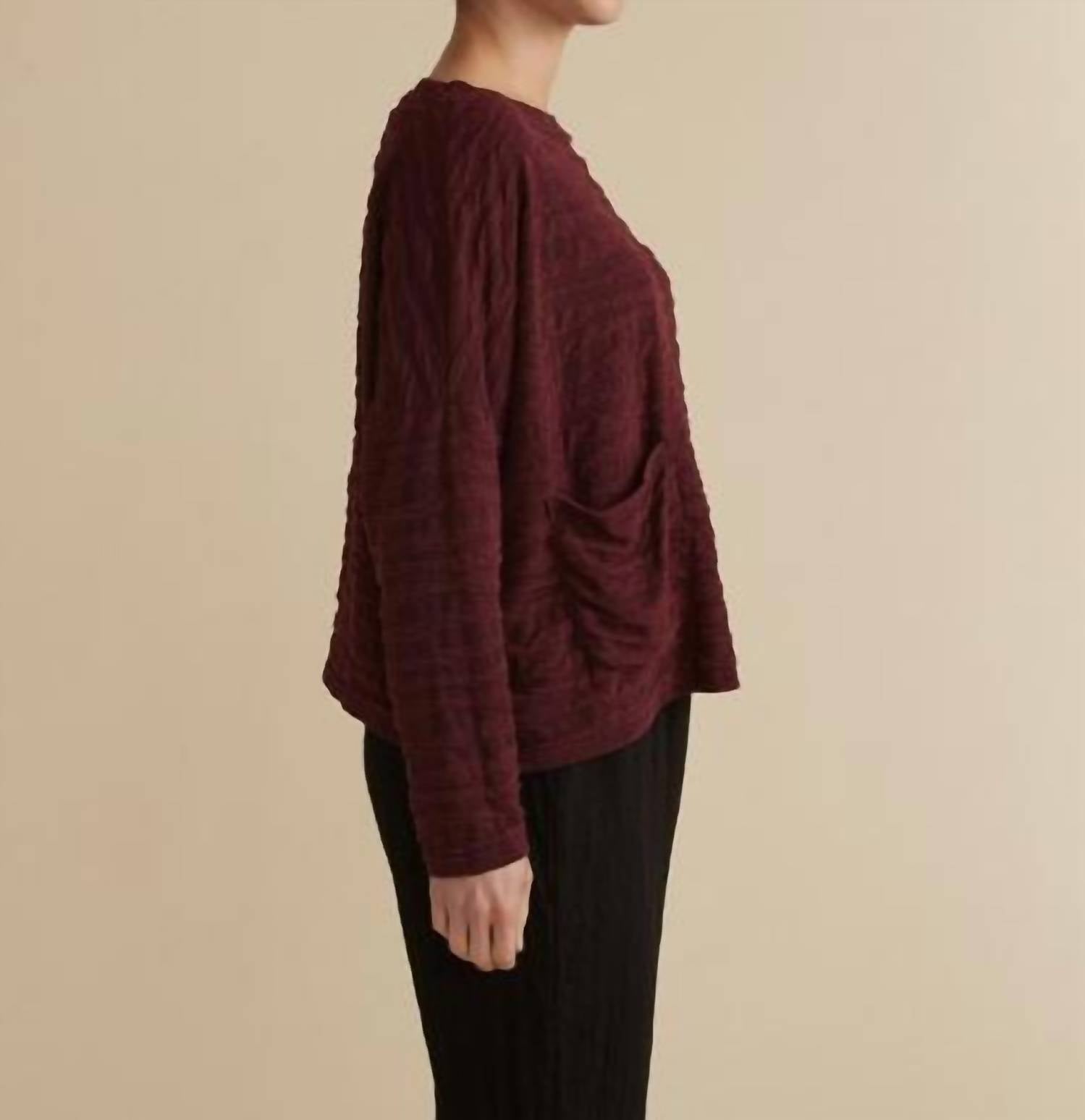 Cut Loose - Texture Knit Pullover Top