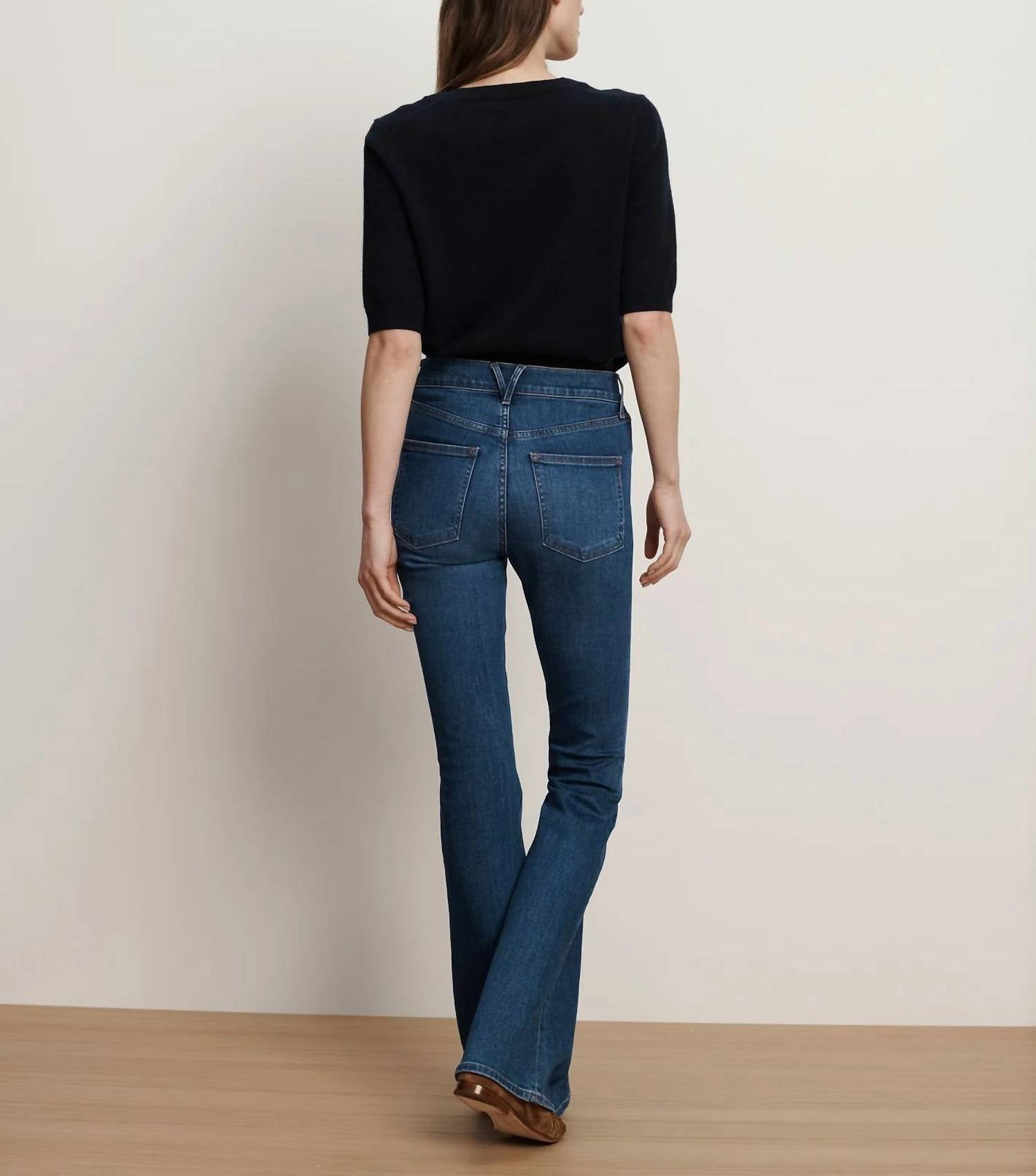 Veronica Beard - Women's Beverly High Rise Skinny Flare Jean