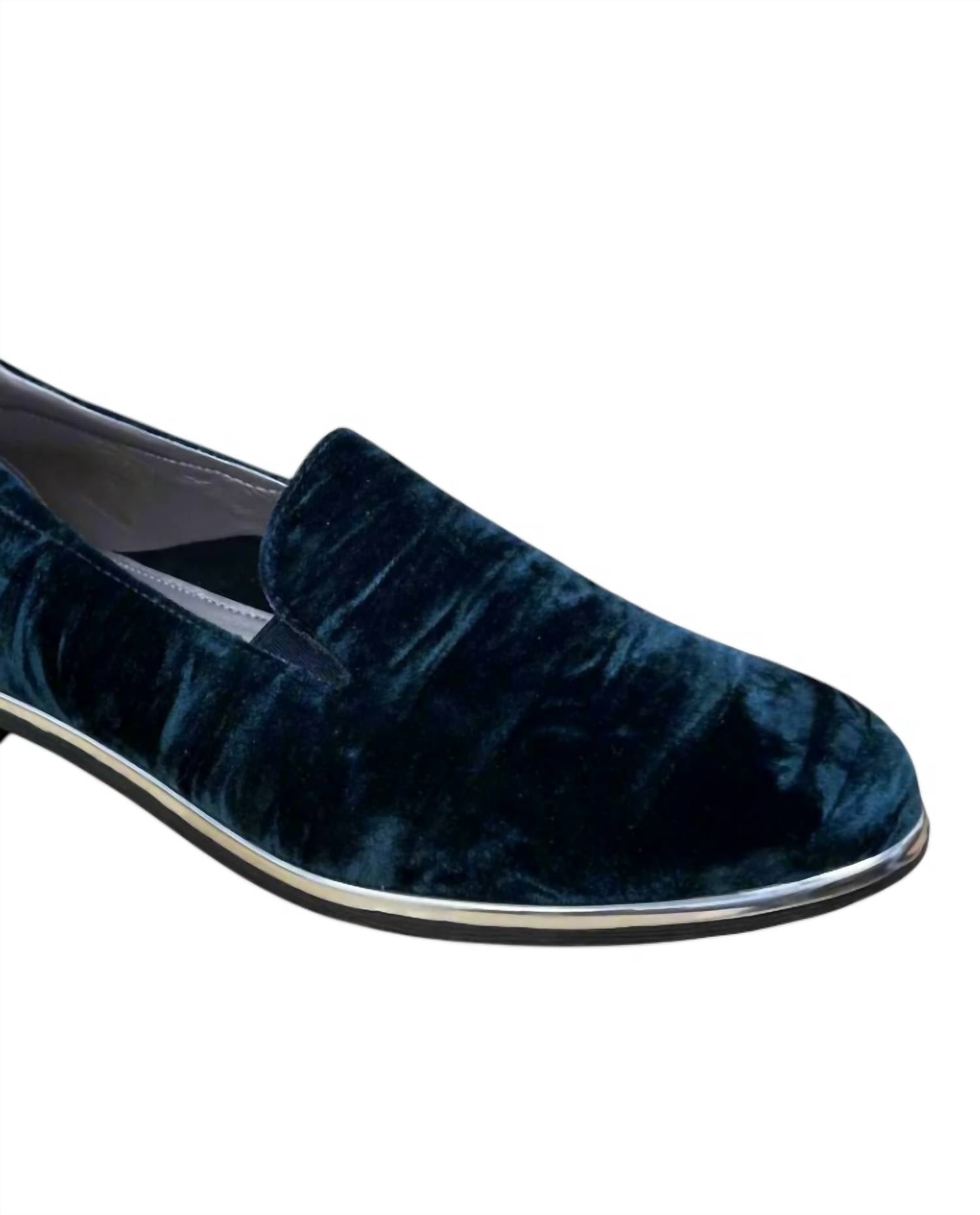 Bella Comforto Women's Jo Loafer in petrol - women's flats - alternate view