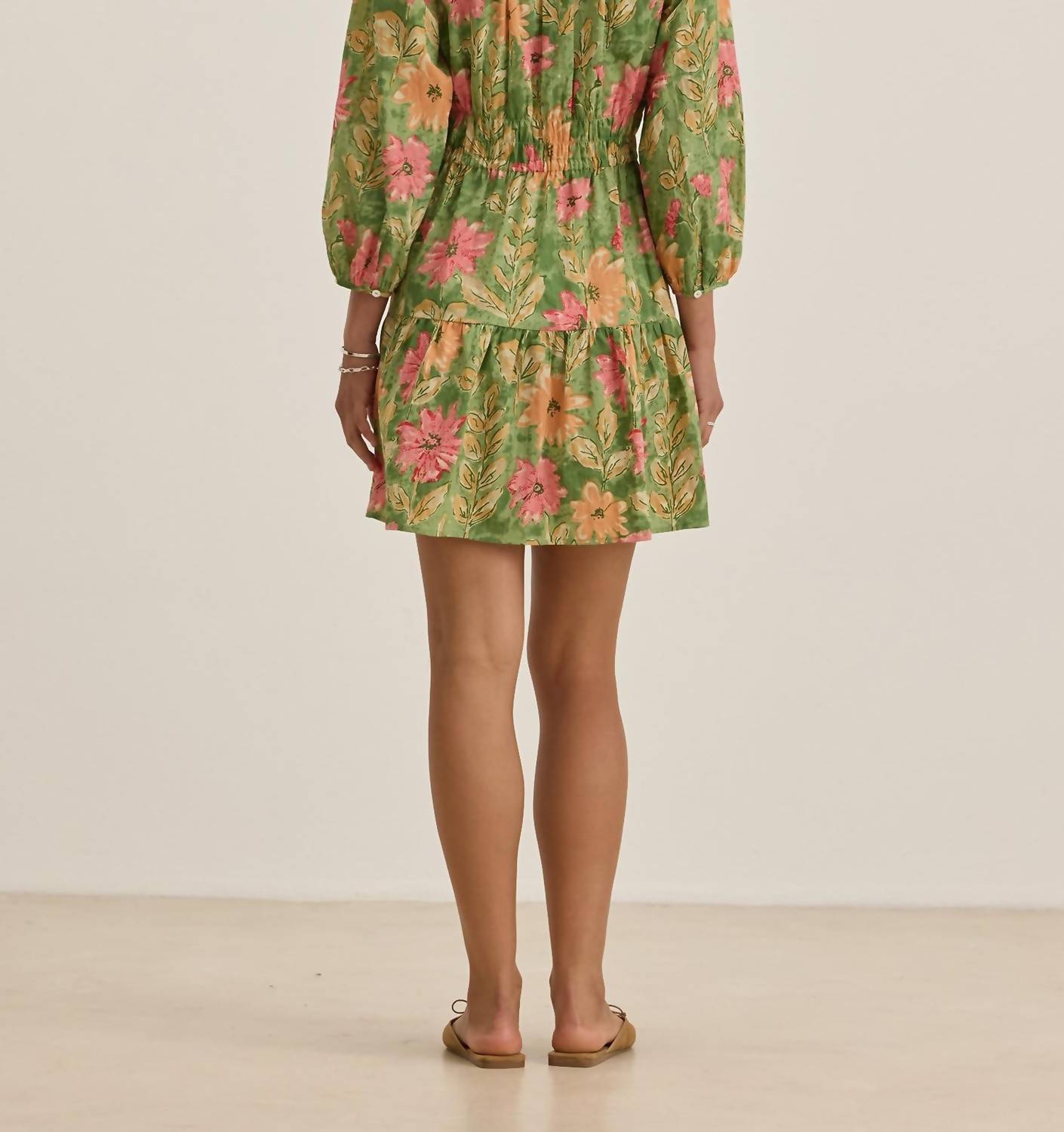 Velvet By Graham & Spencer - Garden Print Sharlene Dress