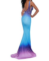 Johnathan Kayne - Lycra Long Evening Dress