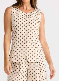 Brave + True - Eden Polka Dot Vest