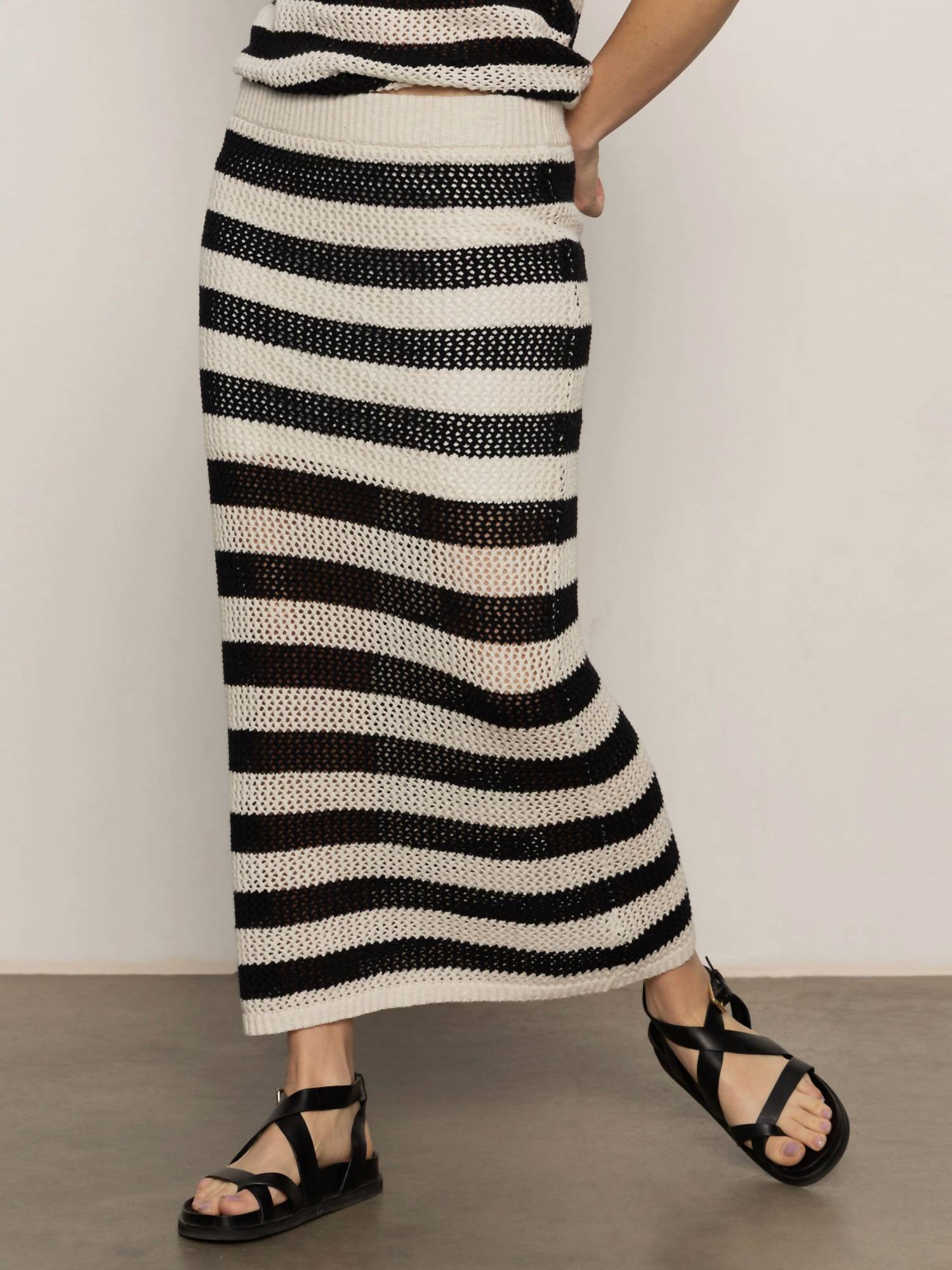 Sanctuary - Crochet Sweater Maxi Skirt