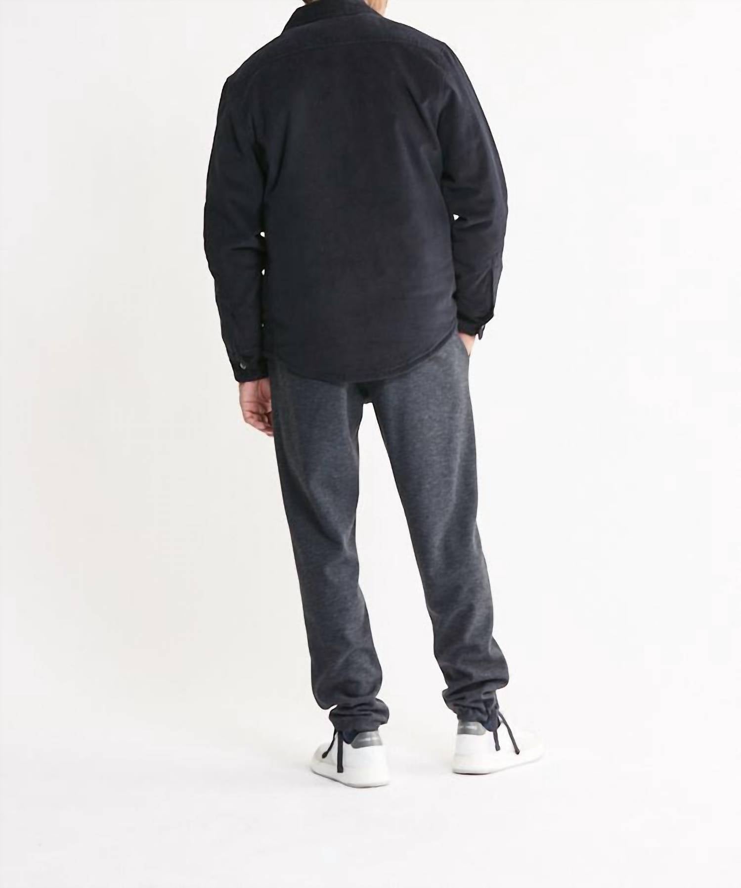 Jachs New York - Sherpa Lined Corduroy Shirt Jacket
