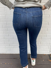 Elliott Lauren - Bootcut Jeans with Raw Hem