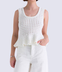 Pistola - Anna Peplum Sweater Tank