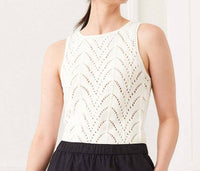 Karen Kane - Crochet Sweater Tank Top