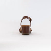 dansko Women's Arielle Sandal in tan glazed kid leather - women's sandal - view 5