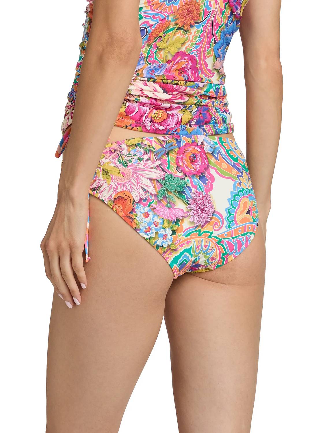 Johnny Was - Ruched Hipster Bikini Bottom