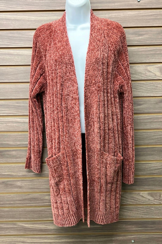 Miracle - Women's Long Heavy Cable Knit Sweater Pockets