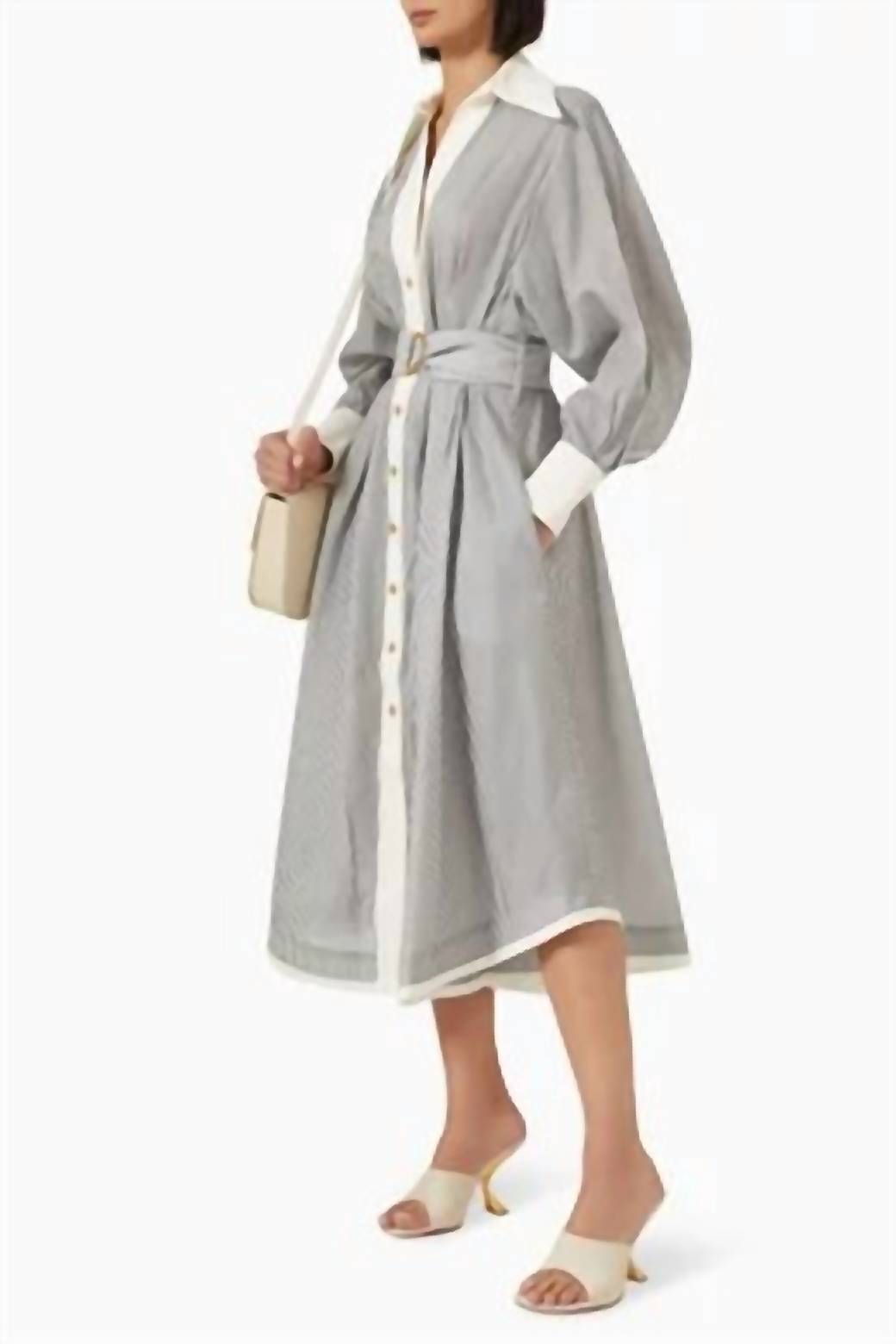 Zimmermann - Hypnotic Tuck Midi Dress