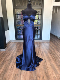 Sherri Hill - Women's Mermaid Strapless Tie Dress