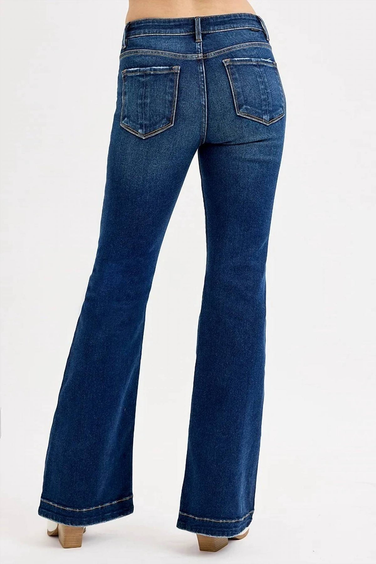 Risen - Mid Rise Flare Jeans