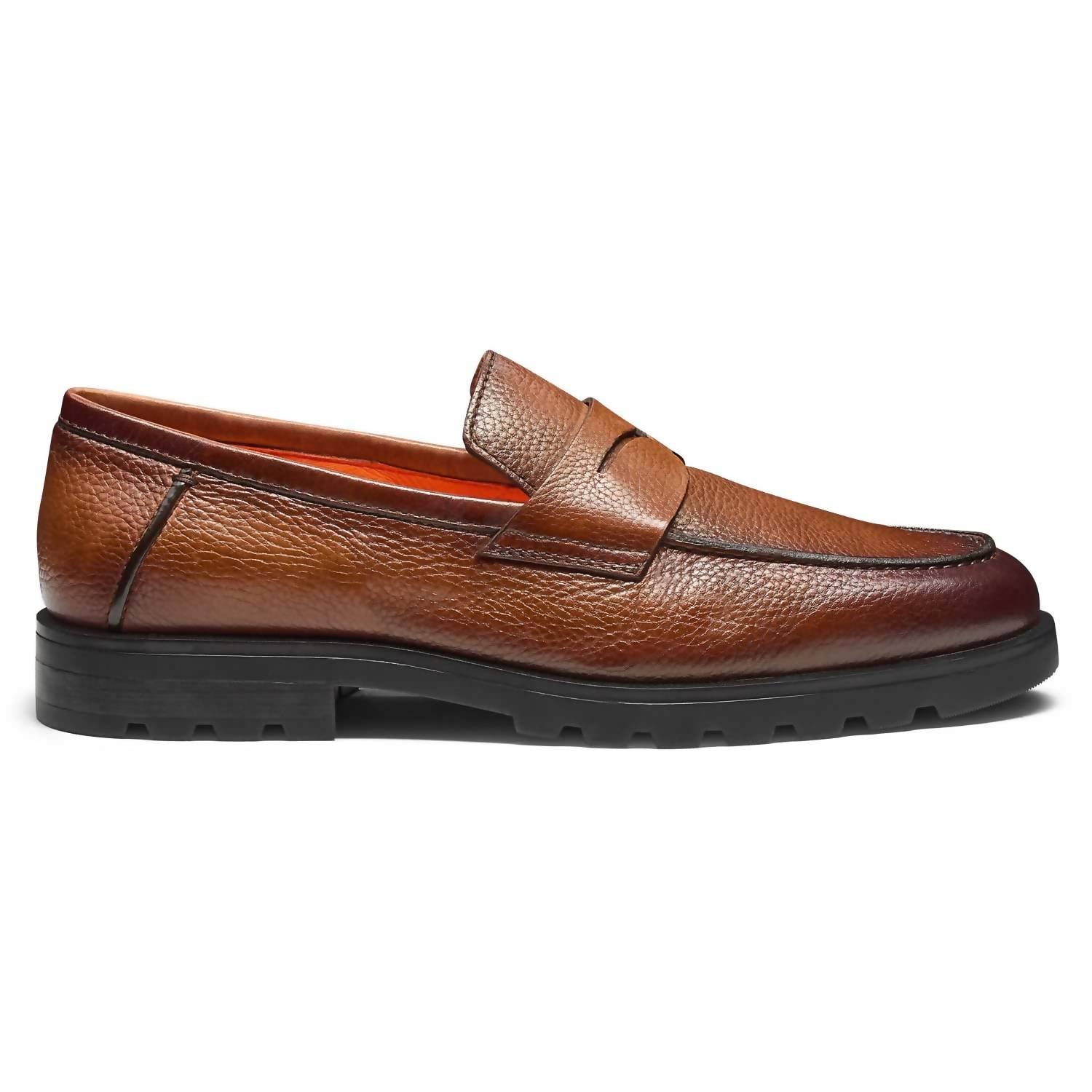 Santoni - Men's Rock Lugsole Penny Loafer