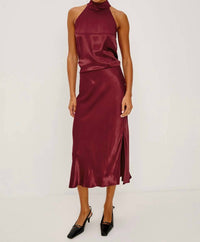 Rails Maya Midi Skirt in garnet red - women's skirt