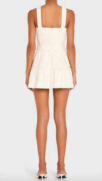 Amanda Uprichard - Lena Belted Waist Romper
