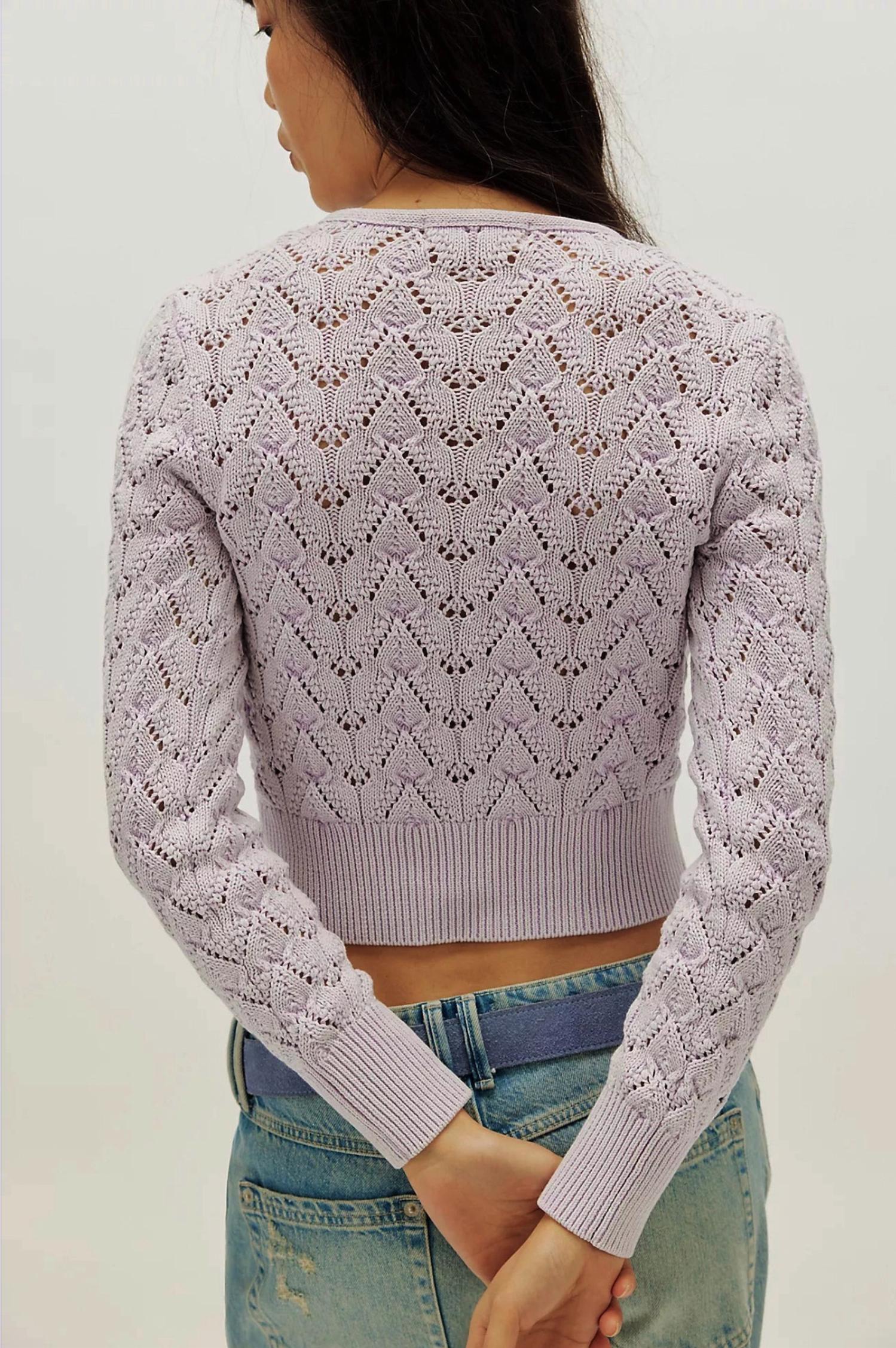 Free People - Pretty in Pointelle Cardigan