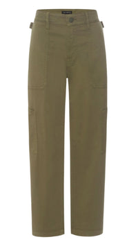 Good American - Women's Cargo Cropped Twill Pants