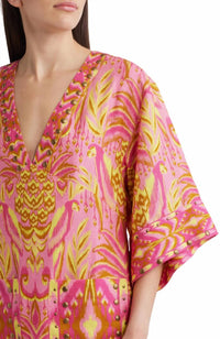 Farm Rio - PINEAPPLE TAPESTRY TUNIC DRESS