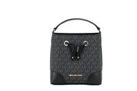 Michael Kors - Mercer Small Signature Leather Bucket Crossbody Handbag Purse