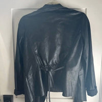 Elan - Women's Vegan Leather Cape Jacket