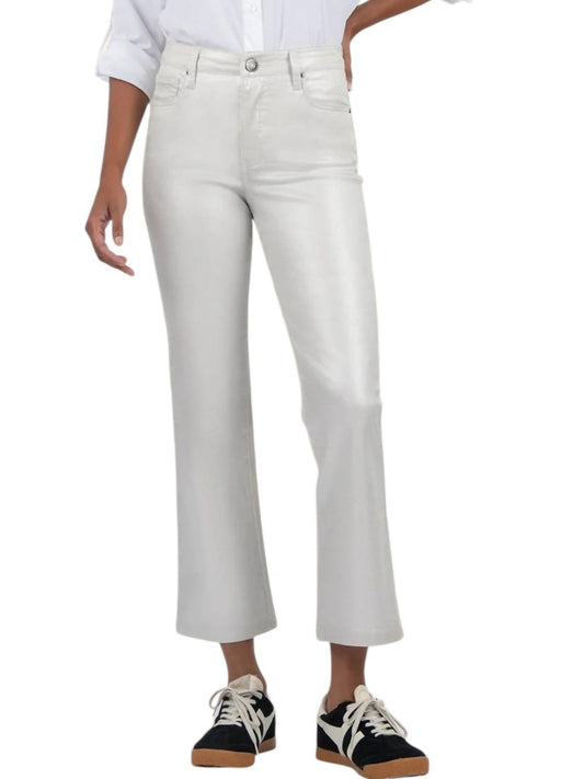 Kut From The Kloth - Kelsey Coated High Rise Ankle Flare Pants