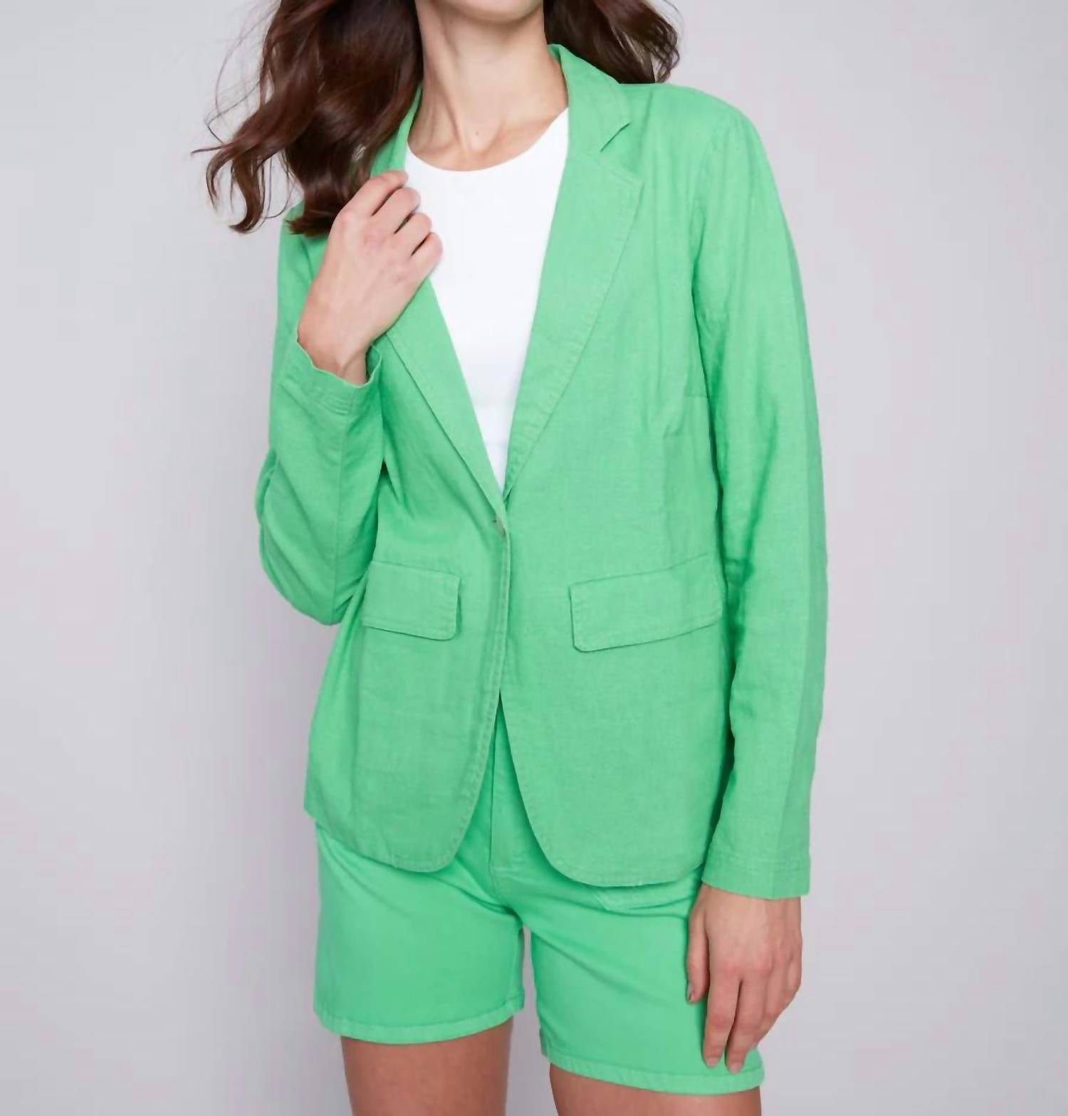 Charlie B - Single Button Blazer Jacket