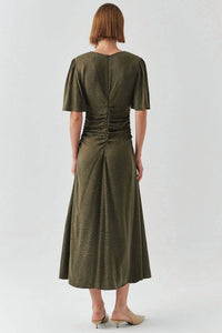 Exquise - Kylee Short Sleeve Draped Dress