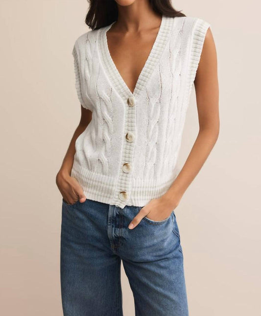 Z Supply - Fairway Cable Knit Vest