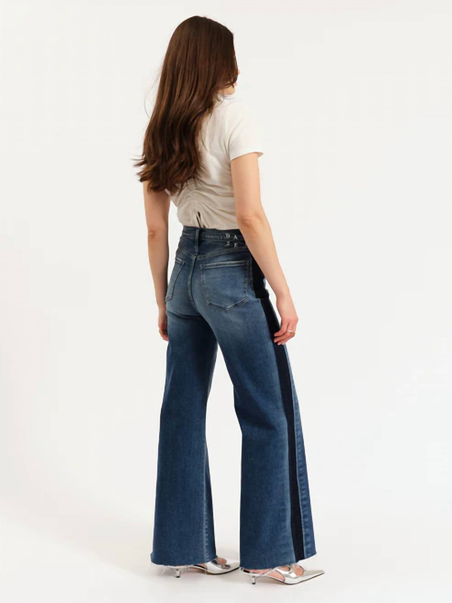 Daze - Far Out High Rise Wide Jeans