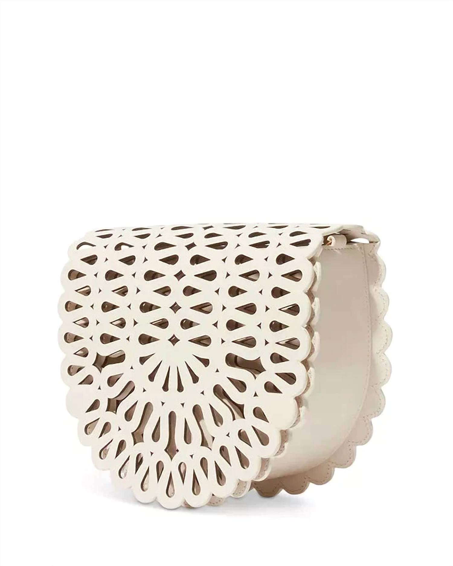 Simkhai - Women's Mccall Laser Cut Leather Saddle Bag