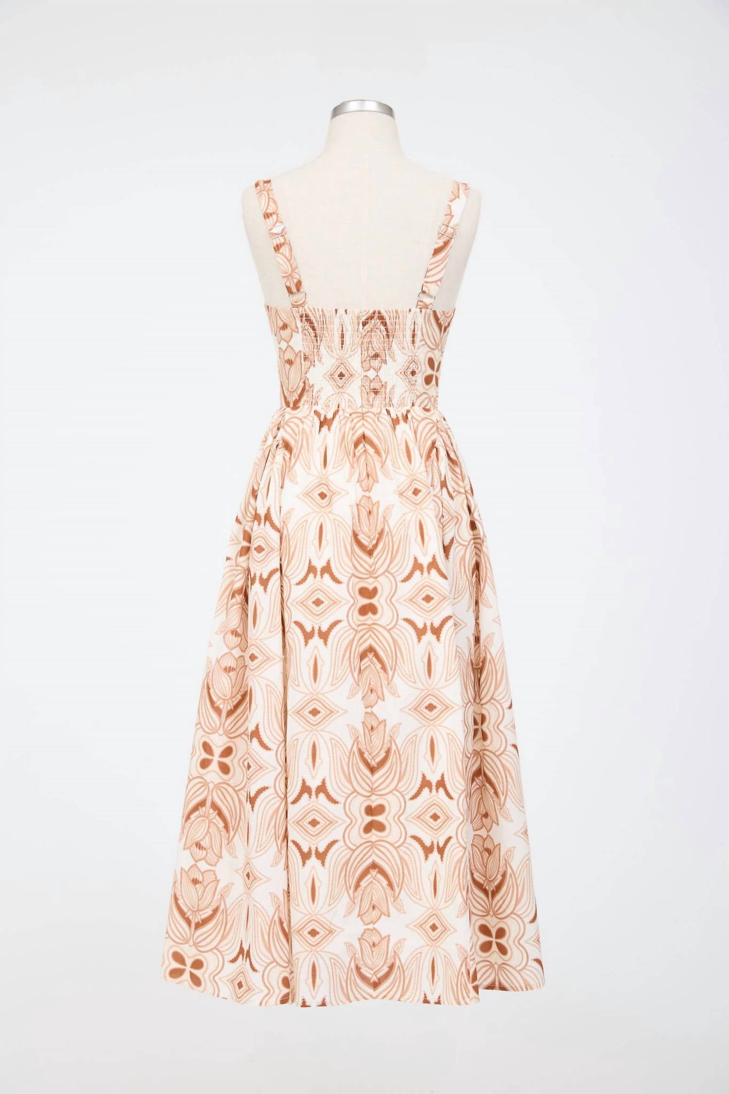 Moon River - Women's Sylvie Sleeveless Corset Midi Dress