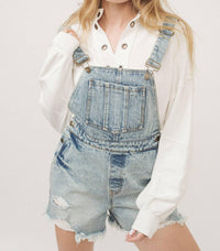 Aaron & Amber - Faith Overall Shorts