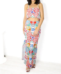 De Loreta - Polen Maxi Skirt - clothing - cotton - long - skirts