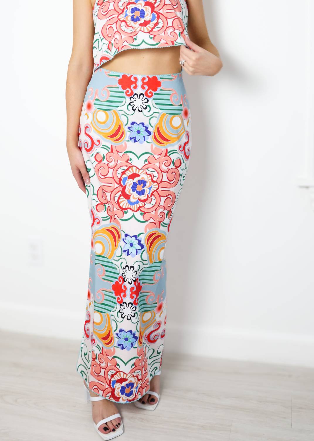 De Loreta - Polen Maxi Skirt - clothing - cotton - long - skirts