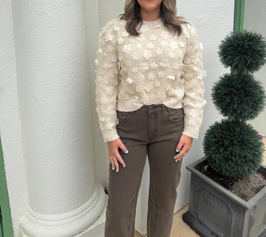 Sincerely Ours - Clover Floral Sweater