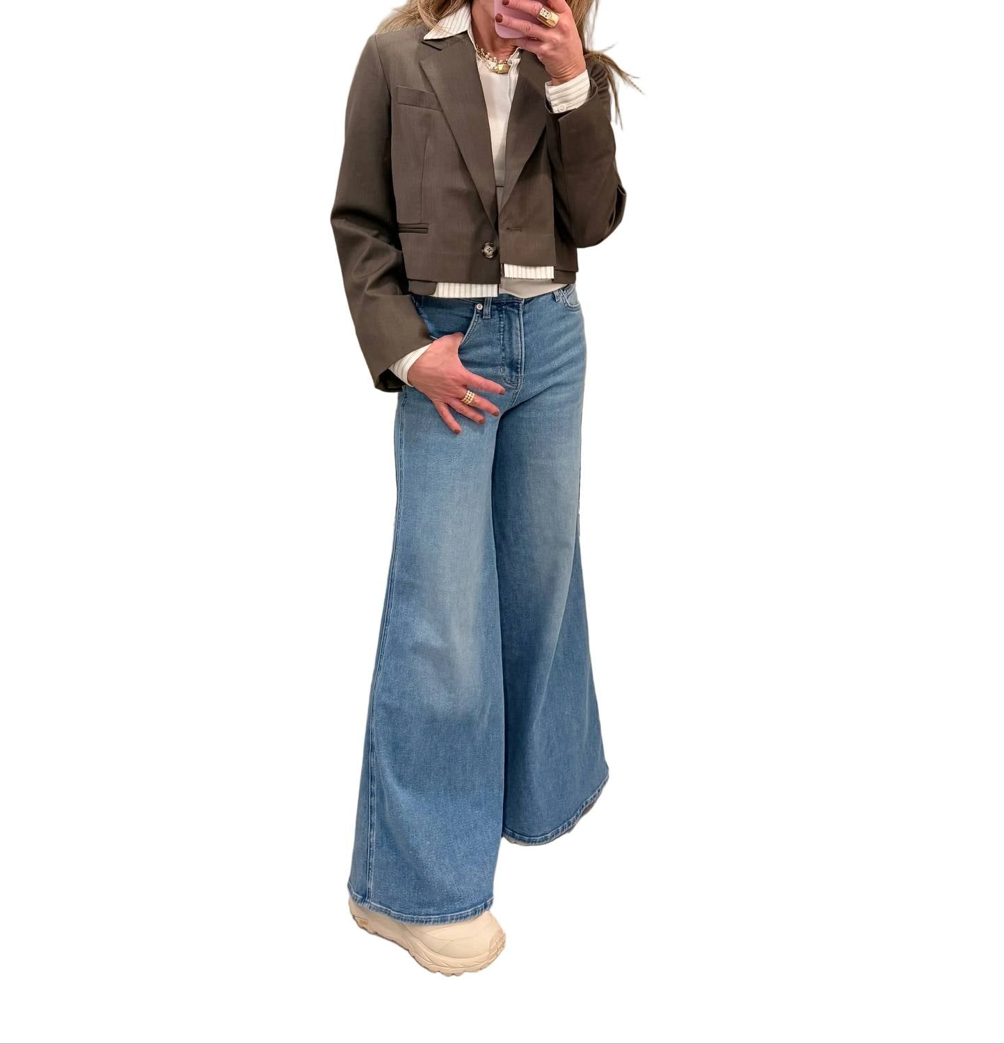 We-Ar4 - Bar Long Sleeve Blazer