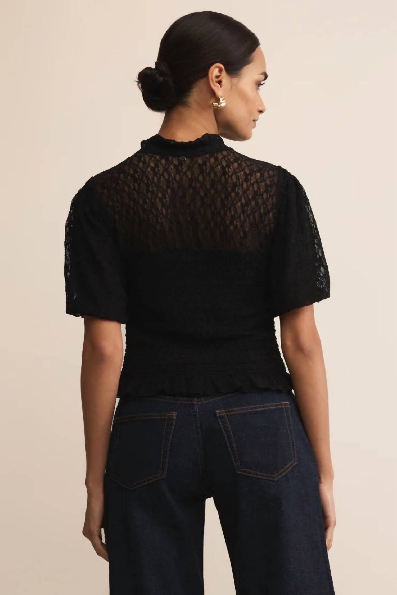 Z Supply - Glimpse Lace Smocked Top