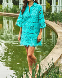 Tyler Boe - Penny Eyelet Tunic Dress