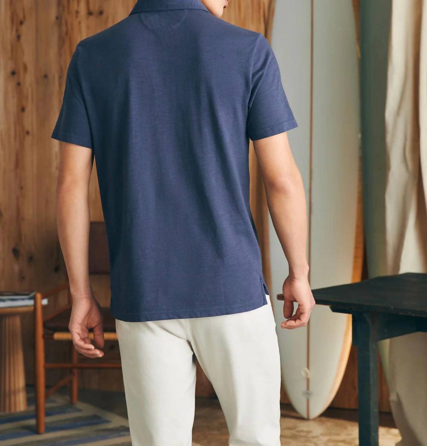 Faherty - Men's Sunwashed T-shirt Polo