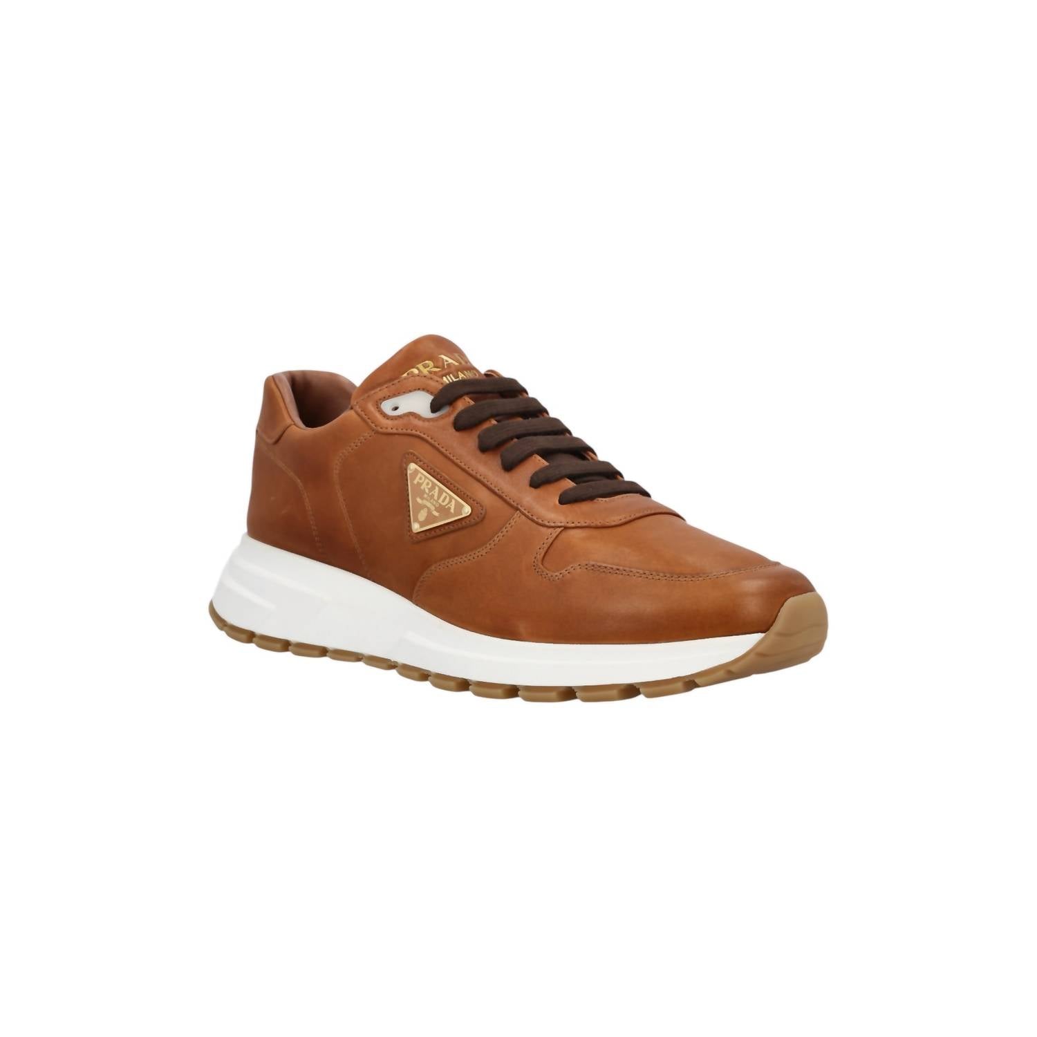 Prada - Men's Prax 01 Leather Sneakers