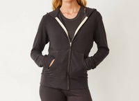 Monrow - Women's Zip Up Hoodie