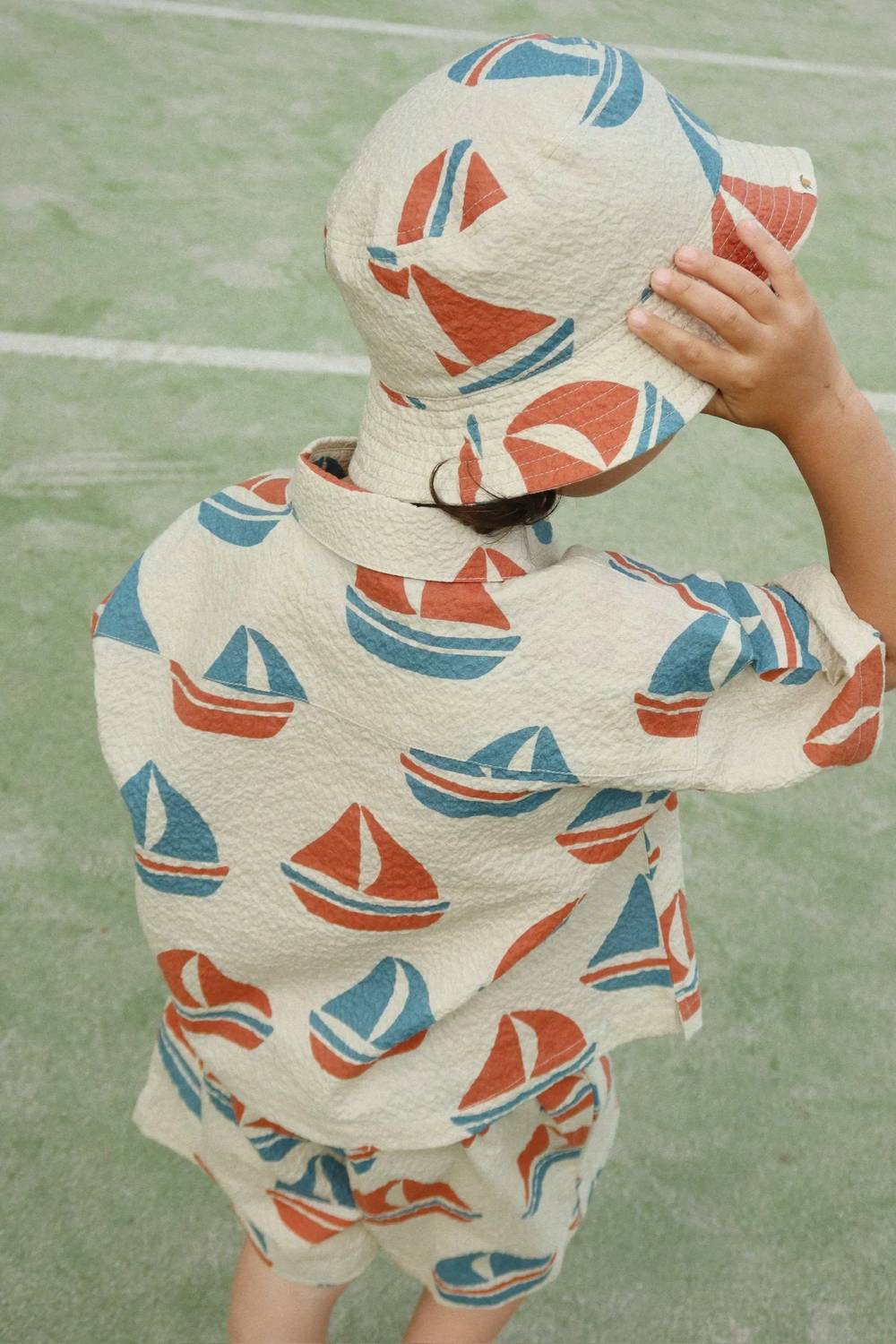 Konges Sløjd - Kid's Elliot Sailboat Bucket Hat