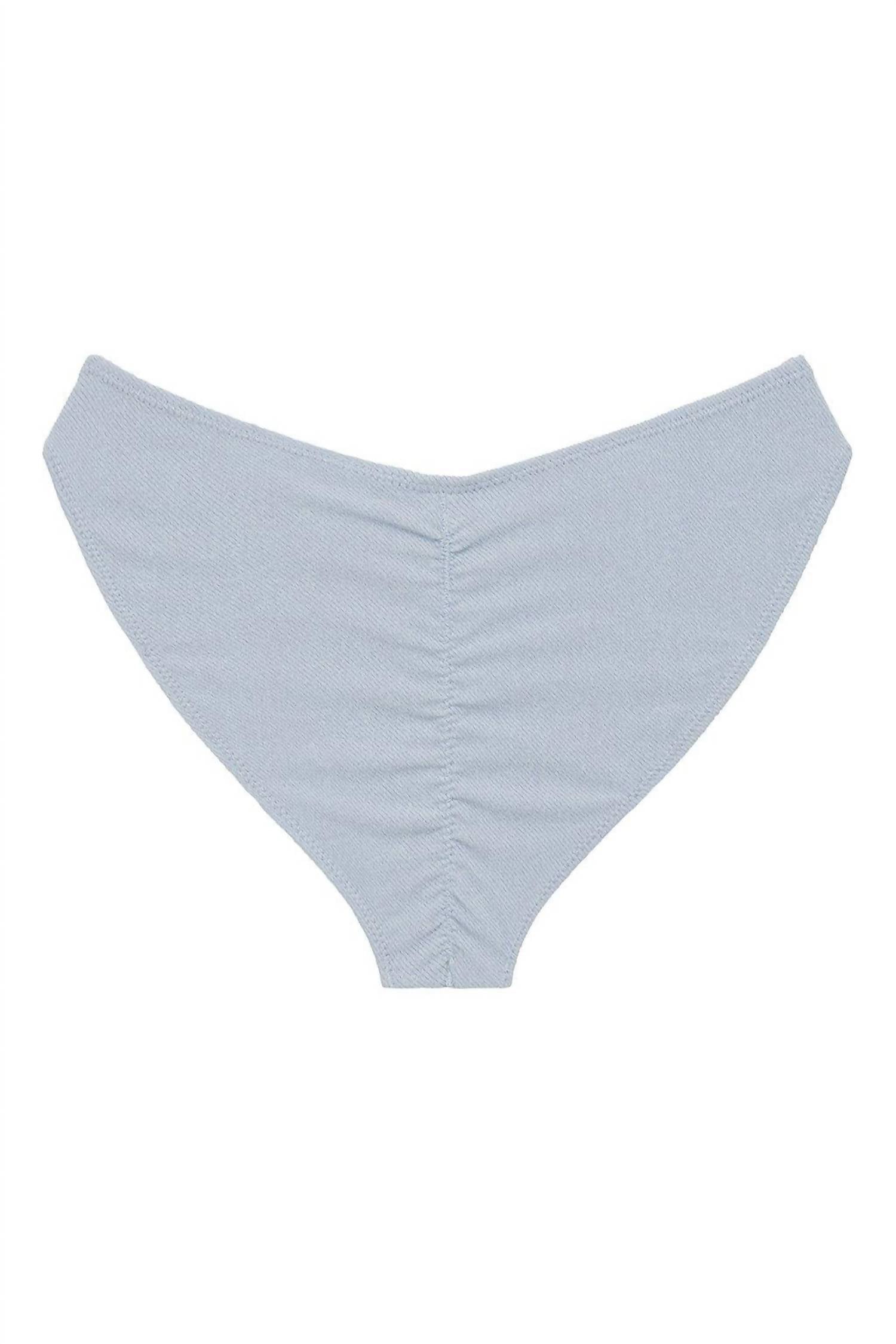 Montce - Added Coverage Lulu Zig-zag Stitch Bikini Bottom
